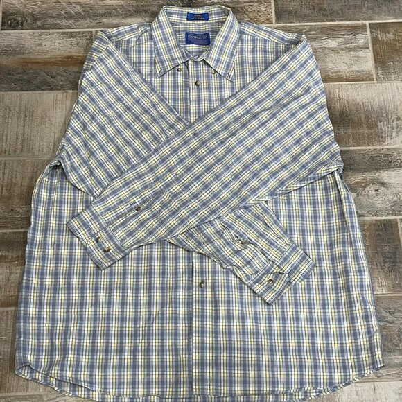 Men's Pendleton Button Down Long Sleeve - Size XL - Picture 2 of 7